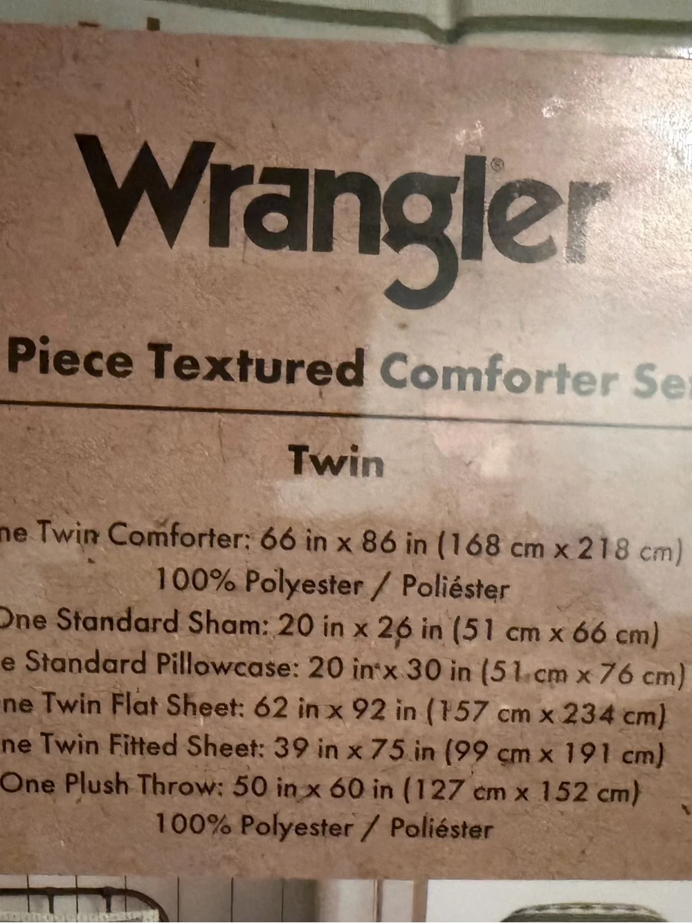Wrangler soft polyester